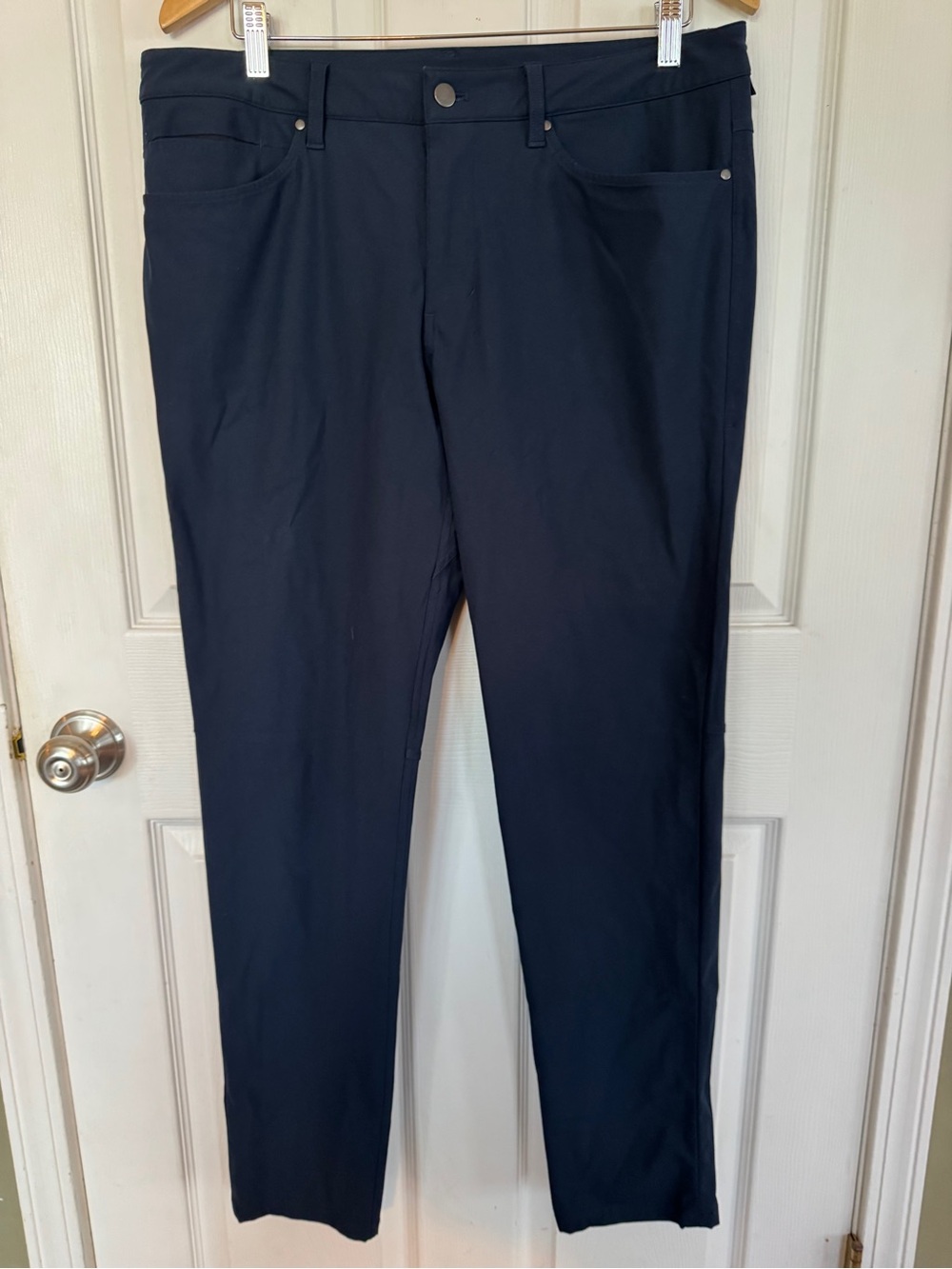 Men's Lululemon Slim Straight Navy Blue Pants